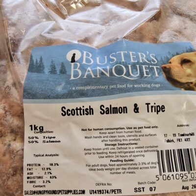Buster's Banquet - Scottish Salmon & Tripe - 1kg