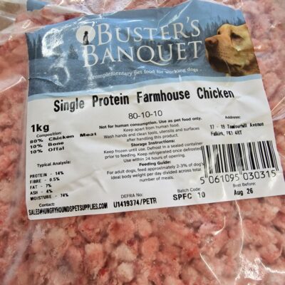 Buster's banquet - Single Protein Farmhouse Chicken - 1kg