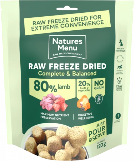 Natures Menu - Freeze Dried - Lamb - 120g