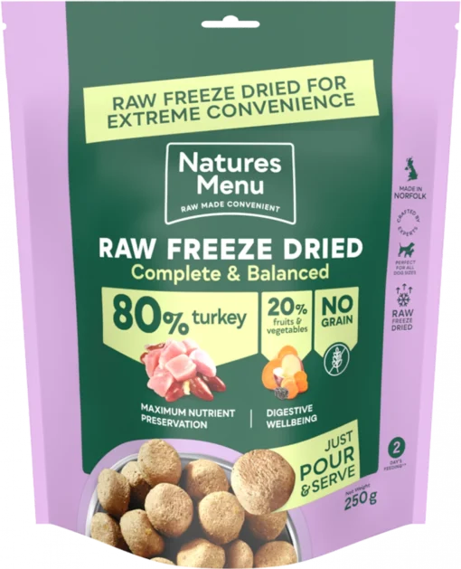 Natures Menu - Freeze Dried - Turkey - 250g