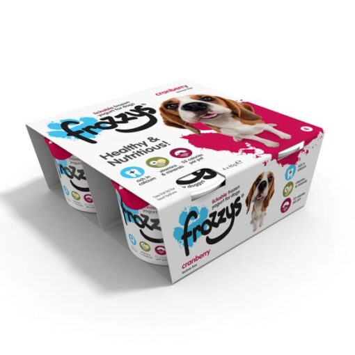 Frozzy's Frozen Yoghurt - Cranberry - 4 x 85g