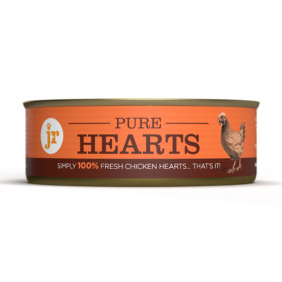 Jr - Pure Chicken Hearts Topper/Mixer 80g