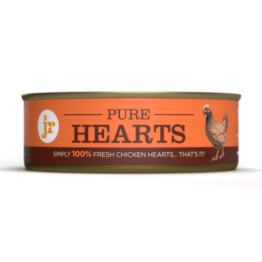 Jr - Pure Chicken Hearts Topper/Mixer 80g
