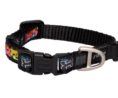 Rogz Collar - Multi Bone - Extra Large 43-70cm
