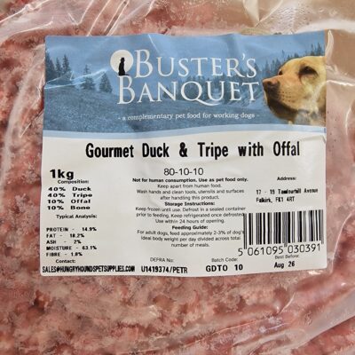 Buster's Banquet - Gourmet Duck, Tripe & Offal - 1kg
