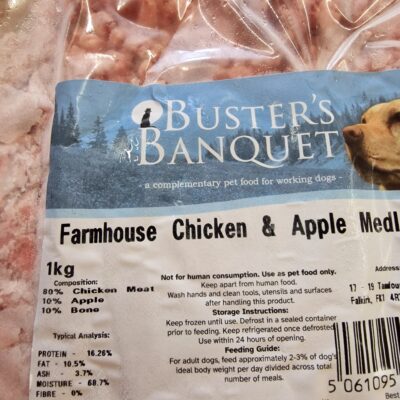 Buster's Banquet - Farmhouse Chicken & Apple Medley - 1kg