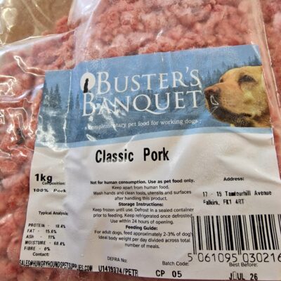 Buster's Banquet - Classic Pork - 1kg