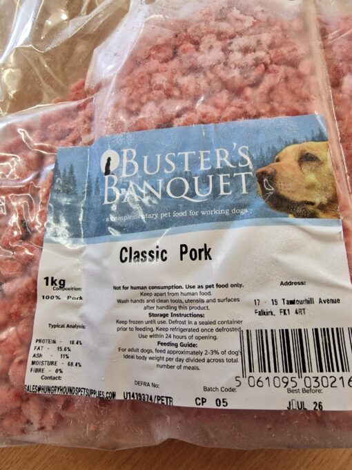 Buster's Banquet - Classic Pork - 1kg