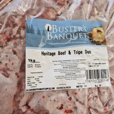 Buster's Banquet - Beef & Tripe Duo - 1kg
