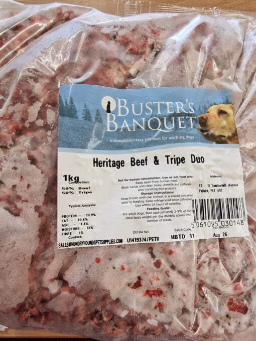 Buster's Banquet - Beef & Tripe Duo - 1kg