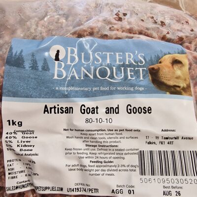 Buster's Banquet - Artisan Goat & Goose - 1kg