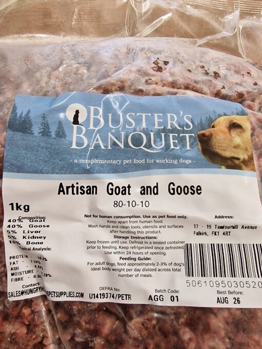 Buster's Banquet - Artisan Goat & Goose - 1kg