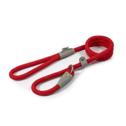 Sharples – Nylon Rope Slip Lead – Red – 12mm x 122cm