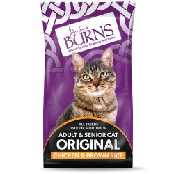 Burns Adult/Senior Cat Original Chicken & Rice, 1.5kg