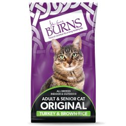 Burns Adult/Senior Cat Original Turkey & Rice, 1.5kg