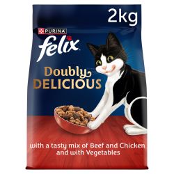 FELIX Doubly Delicious Beef, Chicken & Veg, 2kg