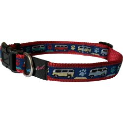 Hemm & Boo Collar Campervan Blue - 20-30cm