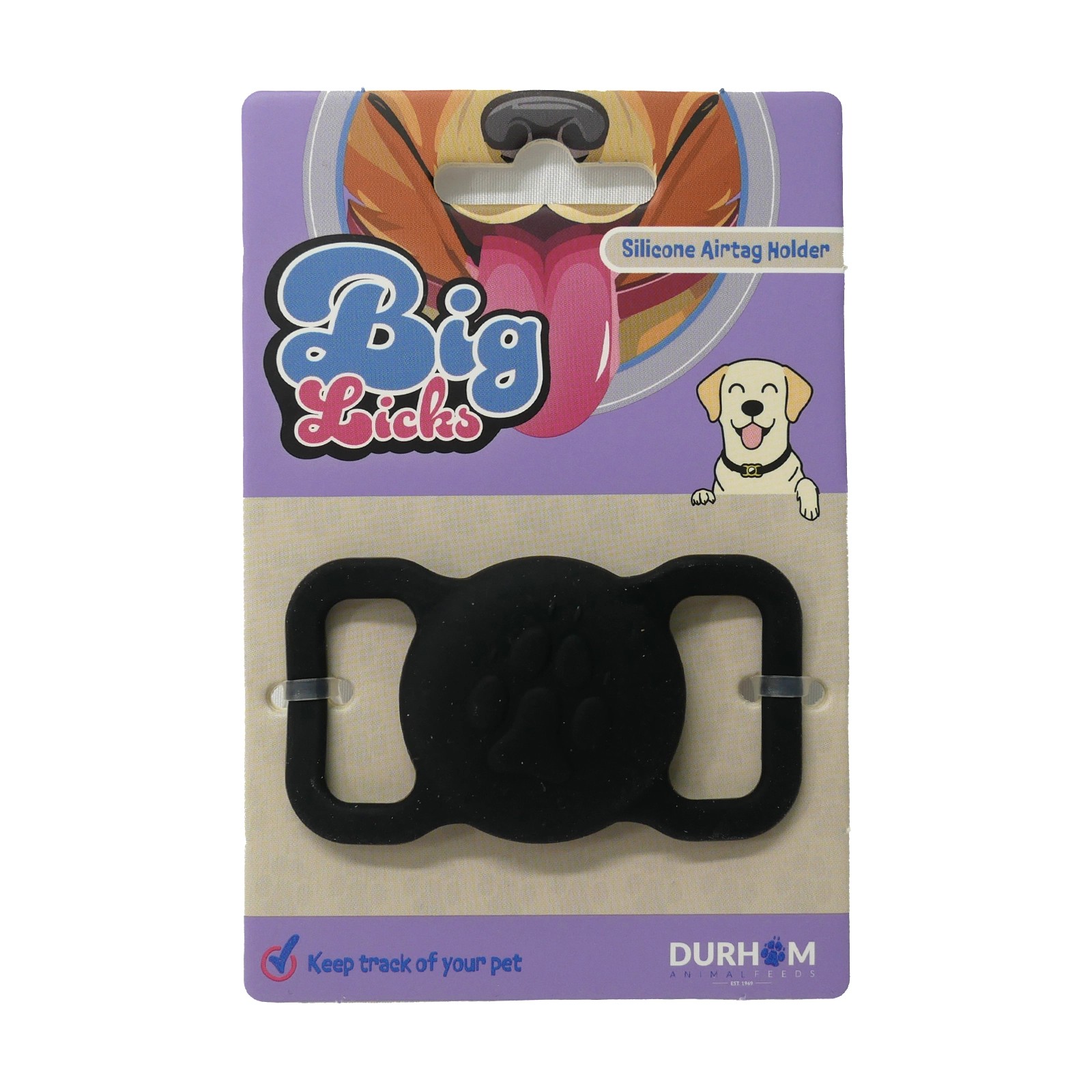 Silicone Airtag Holder - Black