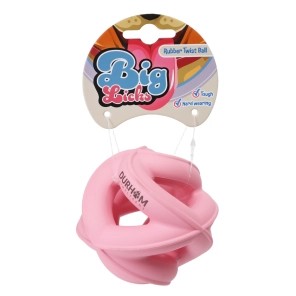 Rubber Twist Ball - Pink