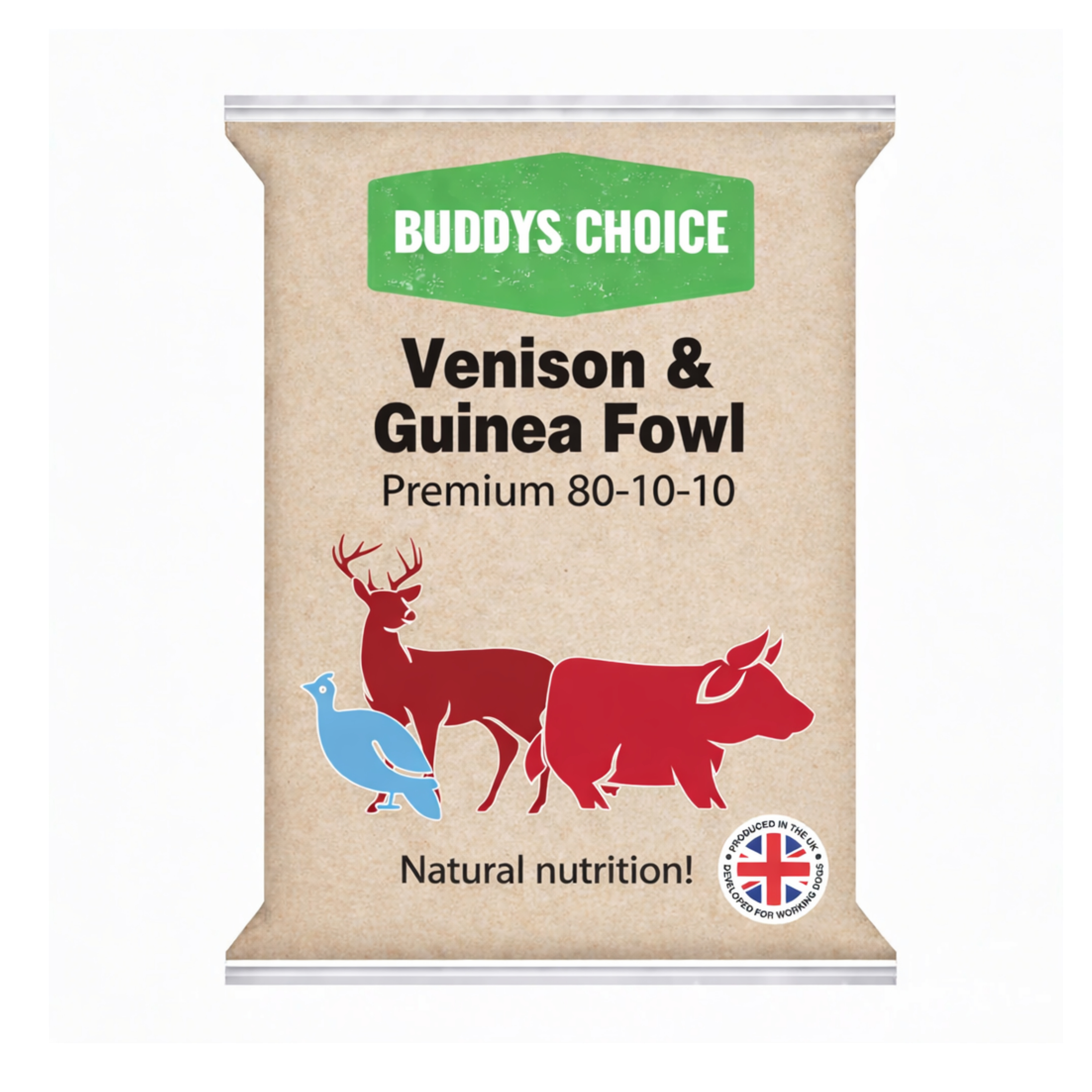 Buddys Choice - Venison & Guinea Fowl - 454g