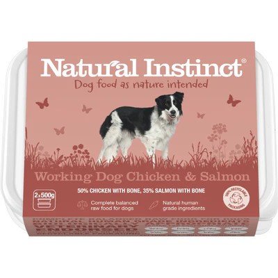 Natural Instinct - Working Dog Chicken & Salmon - 1kg