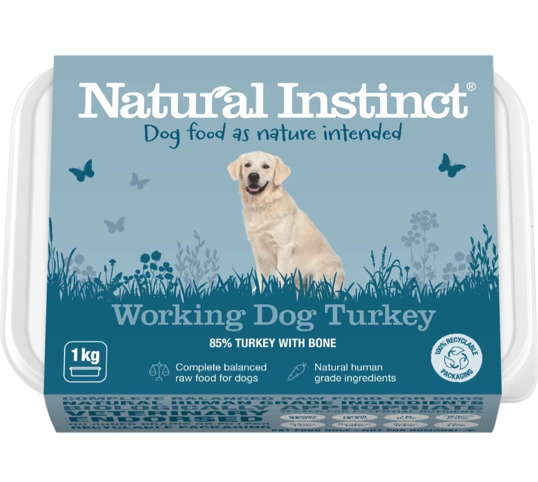 Natural Instinct - Working Dog Turkey - 1kg