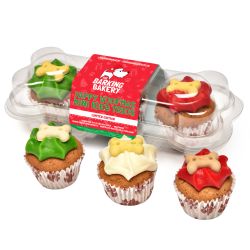 The Barking Bakery Christmas Woofmas Iced Trios - 38g